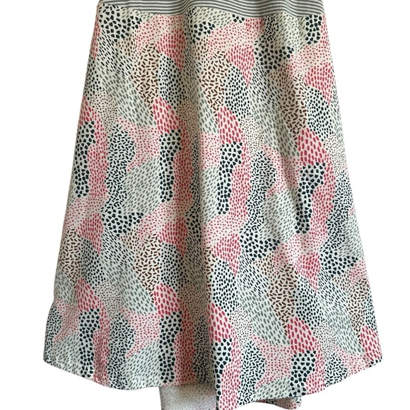 NWT PACT ORGANIC FIT AND FLARE CROSS BACK MIXED PATTERN DRESS SIZE XL - Picture 7 of 14